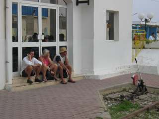 Dans l'attente du train pour Monastir (Sousse)