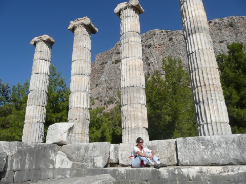 Le temple d'Athéna à Priène